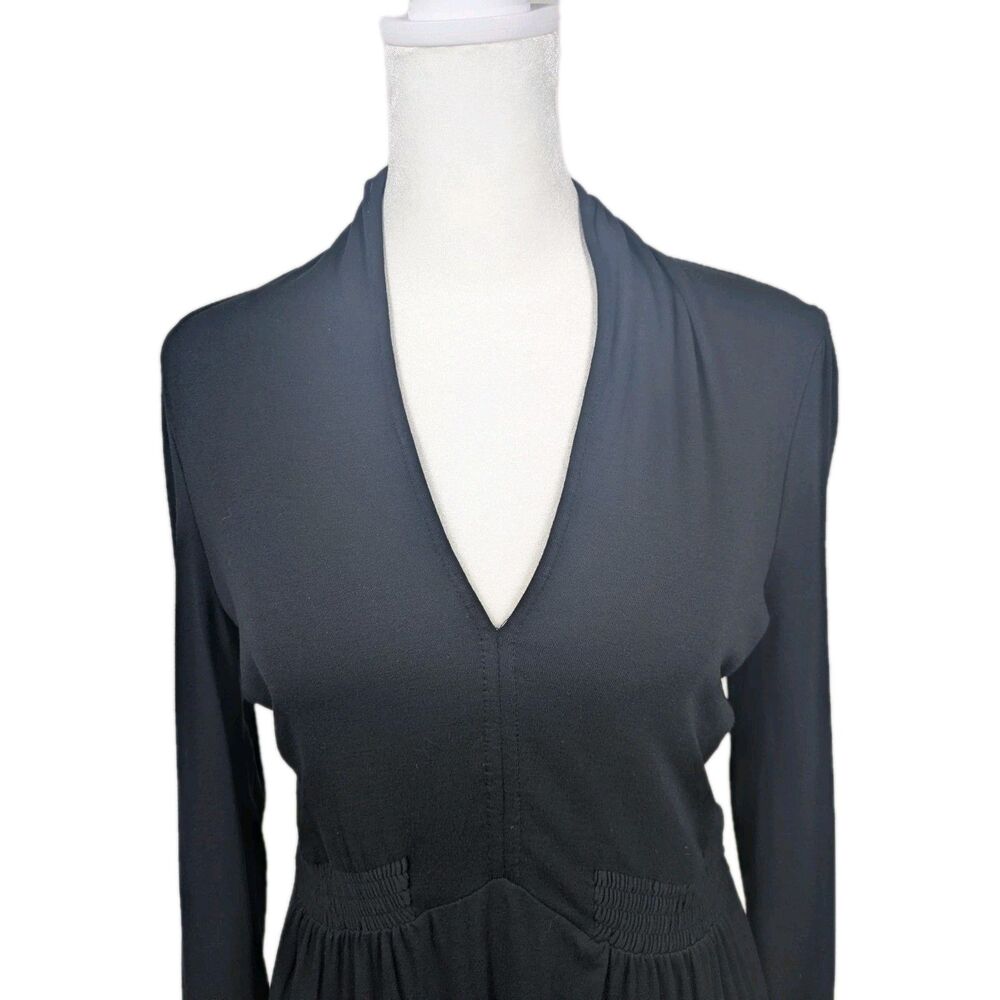 Boden Women's Black V-neck Long Sleeve Tunic  Dress Size 6R